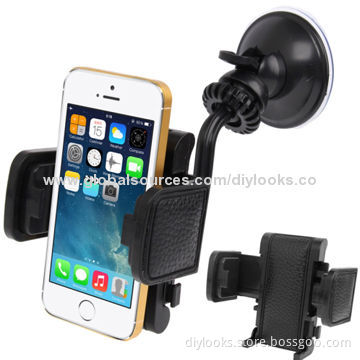 Luxury Leather Skin Dual-use Car Mount